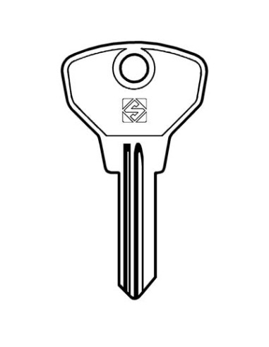 CHIAVE AUTO FIAT SIP9R SILCA ACCIAIO NICHELATO