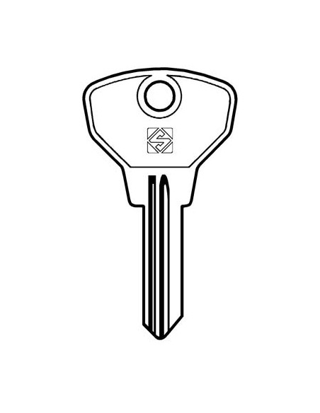 CHIAVE AUTO FIAT SIP9R SILCA ACCIAIO NICHELATO