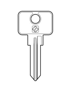 CHIAVE AUTO SISPA AUTOBLOCK SSA4R SILCA ACCIAIO NICHELATO