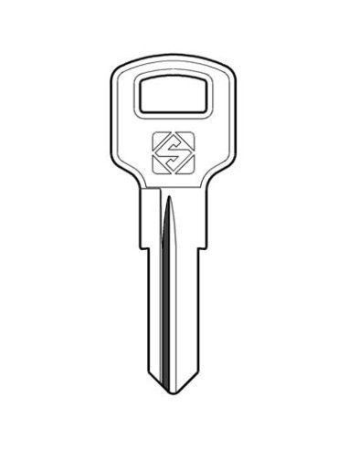 CHIAVE AUTO ZADI ZD13R SILCA ACCIAIO NICHELATO