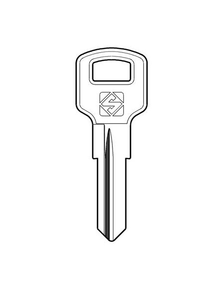 CHIAVE AUTO ZADI ZD13R SILCA ACCIAIO NICHELATO