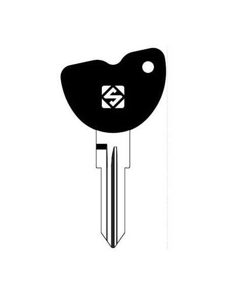 CHIAVE AUTO PIAGGIO GT20RDP SILCA ACCIAIO NICHELATO