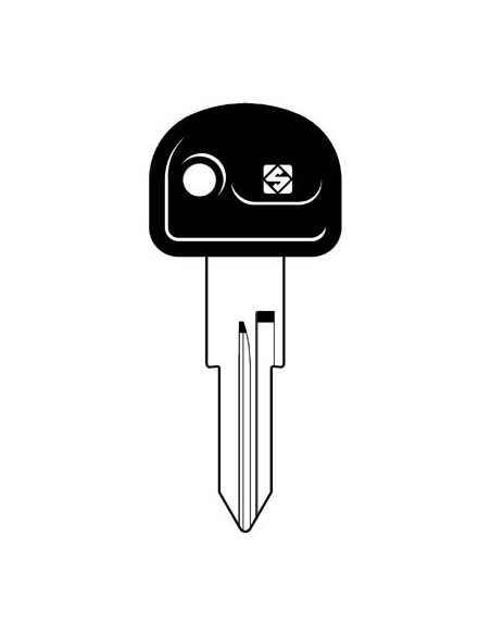 CHIAVE AUTO FIAT AUTOBIANCHI GT6RBP SILCA ACCIAIO NICHELATO