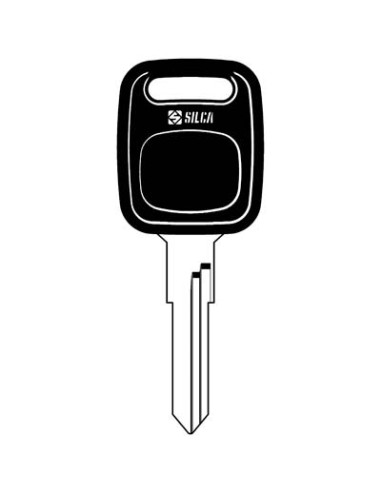 CHIAVE AUTO AUDI HU49BP SILCA ACCIAIO NICHELATO