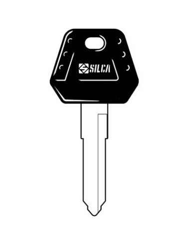 CHIAVE AUTO KAWASAKI KW14P SILCA ACCIAIO NICHELATO