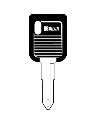 CHIAVE AUTO RENAULT CITROEN NE72DP SILCA ACCIAIO NICHELATO