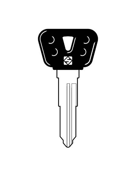 CHIAVE AUTO YAMAHA YH29BP SILCA ACCIAIO NICHELATO