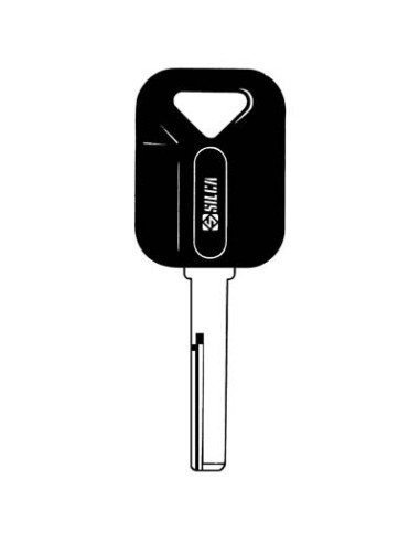 CHIAVE AUTO VOLVO HU56RP SILCA OTTONE NICHELATO