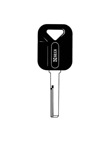 CHIAVE AUTO VOLVO HU56RP SILCA OTTONE NICHELATO