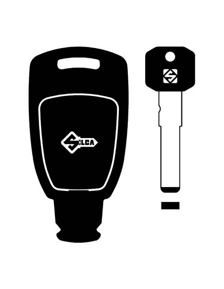 CHIAVE AUTO TRANSPONDER SLOT FIAT SIP22TEK SILCA