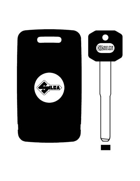 CHIAVE AUTO TRANSPONDER SLOT VOLVO HU137TEK SILCA