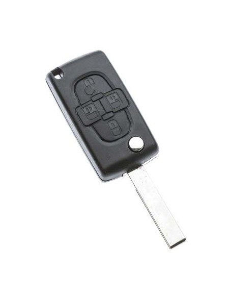 GUSCIO CHIAVE AUTO CITROEN HU83CRS7 SILCA PULSANTI 4