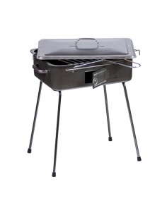 BARBECUE IN LAMIERA FORNACETTA RETTANGOLARE