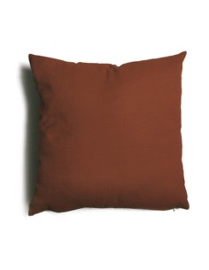 CUSCINO TULIPANO 57X57CM MARRONE 1551