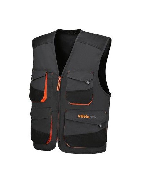 GILET LIGHT 7867G BETA GRIGIO ARANCIO XL