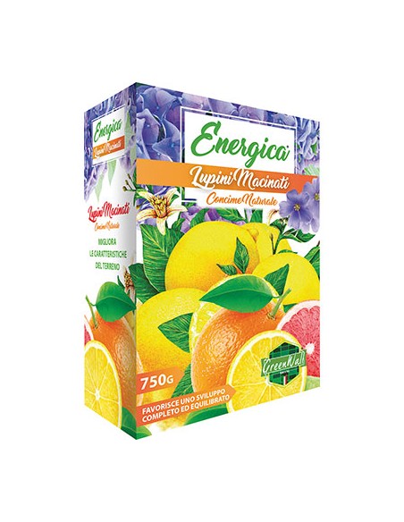 CONCIME GRANULARE LUPINI MACINATI ENERGICA GR 750