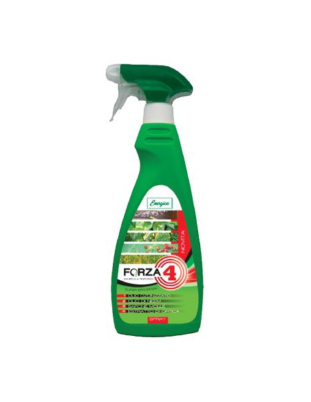 INSETTICIDA FORZA 4 ENERGICA OLIO NEEM+GIRASOLE+ORTICA+SAPONE MOLLE ML 500