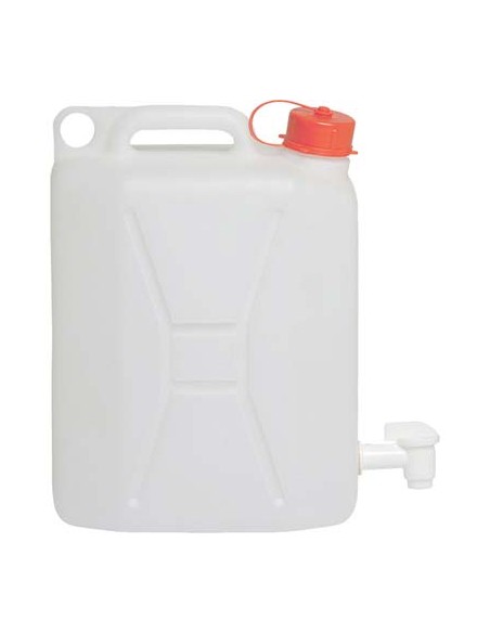 TANICA + RUBINETTO ICS HDPE ALIMENTARE 3/4"F LT 10