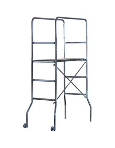 TRABATTELLO TRIO MARCHETTI ACCIAIO ZINCATO CM 130X60 H.CM 118/188