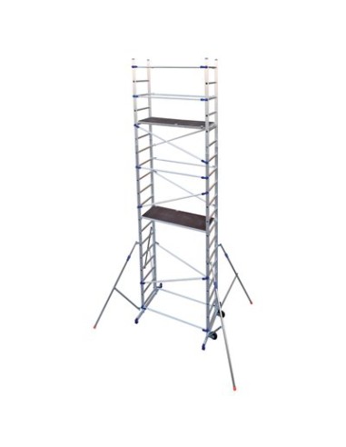 ALZATA CLAC X TRABATTELLO CLIC FACAL ALLUMINIO CM 143X51 H. CM 210