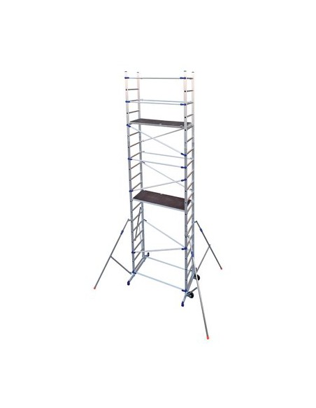 ALZATA CLAC X TRABATTELLO CLIC FACAL ALLUMINIO CM 143X51 H. CM 210