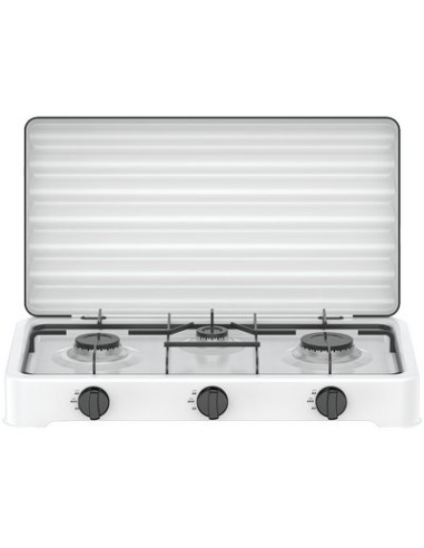 FORNELLO GAS FLAME 3 DOMUS ACCIAIO VERNICIATO BRUCIATORE 3 KW 5,4