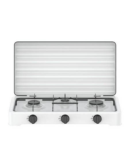 FORNELLO GAS FLAME 3 DOMUS ACCIAIO VERNICIATO BRUCIATORE 3 KW 5,4