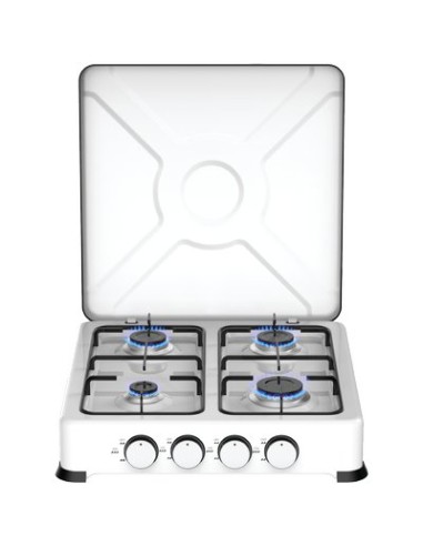 FORNELLO GAS FLAME 4 DOMUS ACCIAIO VERNICIATO BRUCIATORE 4 KW 6,2