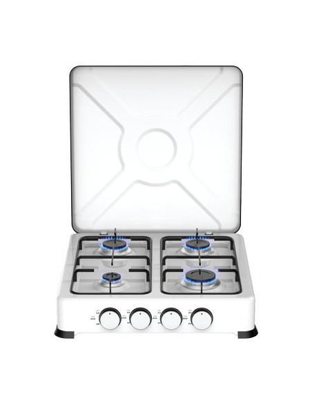 FORNELLO GAS FLAME 4 DOMUS ACCIAIO VERNICIATO BRUCIATORE 4 KW 6,2