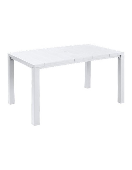 TAVOLO JULIE KETER PP BIANCO 147X90 H.CM 75