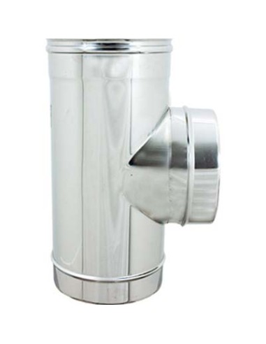 TUBO A TEE 90° MMF ACCIAIO INOX AISI 304 CM 15 MMF