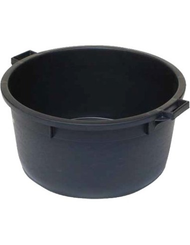 MASTELLONE SOTTOSPINA TONDO NERO + MANICI ICS LDPE LT 100 CM 75 H.CM 33