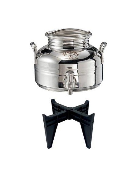 MINI FUSTINO SALDATO GIOIELLO SANSONE INOX 18/10 LT 2