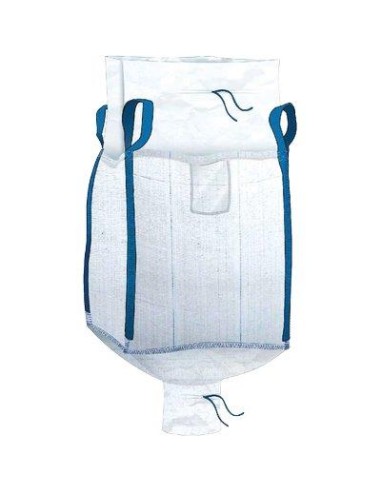 SACCO BIG BAG BOCCA CARAMELLA FONDO SCARICO PP CM 90X90 H.CM 120 KG 1000