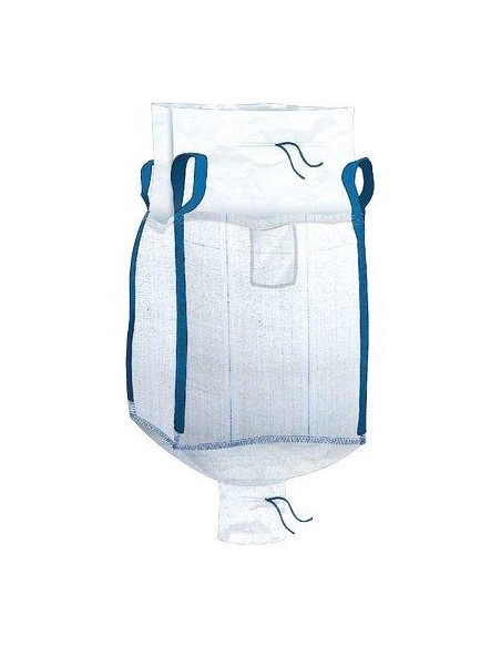 SACCO BIG BAG BOCCA CARAMELLA FONDO SCARICO PP CM 90X90 H.CM 120 KG 1000