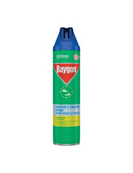INSETTICIDA MOSCHE E ZANZARE BAYGON SPRAY ML 400