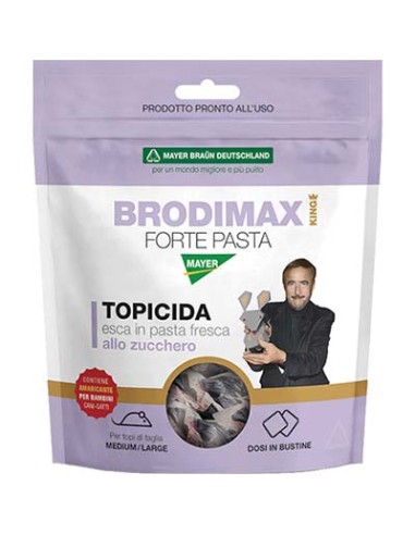 TOPICIDA BRODIMAX FORTE MAYERBRAUN PASTA ALLO ZUCCHERO  GR 150