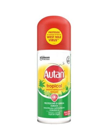 REPELLENTE INSETTI TROPICAL SECCO AUTAN SPRAY ML 100