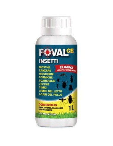 INSETTICIDA VOLANTI E STRISCIANTI FOVAL CE KOLLANT LT 1