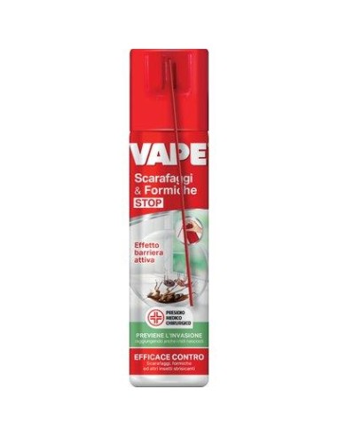 INSETTICIDA SCARAFAGGI E FORMICHE VAPE SPRAY ML 400