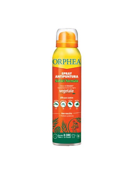 REPELLENTE INSETTI SAFARI FORMULA ORPHEA SPRAY VEGETALE ML 100