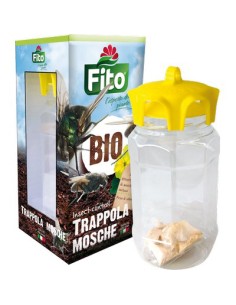 TRAPPOLA MOSCHE FITO CONTENITORE + ESCA
