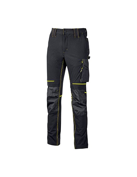 PANTALONE SLIM FIT ATOM U-POWER BLACK CARBON M
