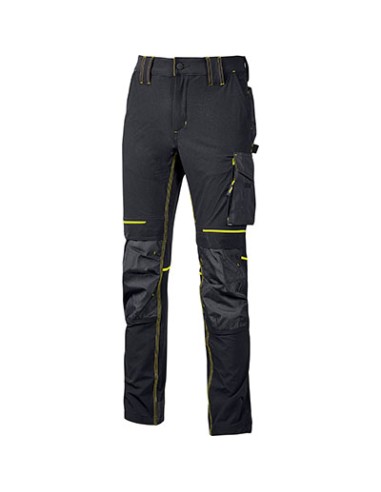 PANTALONE SLIM FIT ATOM U-POWER BLACK CARBON XL