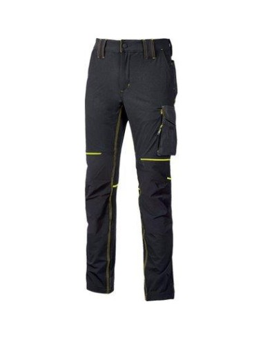 PANTALONE SLIM FIT WORLD U-POWER BLACK CARBON XXL