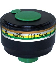 FILTRO X RESPIRATORE A MASCHERA SELECTA SEKUR A2 B2 E2 K2 P3 R D BIOSTOP