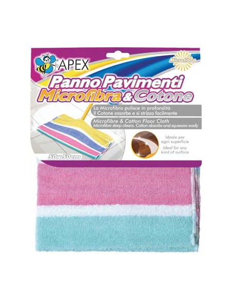 STROFINACCIO PAVIMENTO COTONE + MICROFIBRA APEX CM 50X50