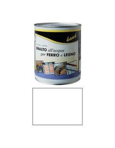 SMALTO ACQUA HANDBIANCO LUCIDO RAL 9010 ML 750