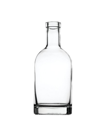 BOTTIGLIA DISTILLATI OBLO VETRO TRASP LT 0,20