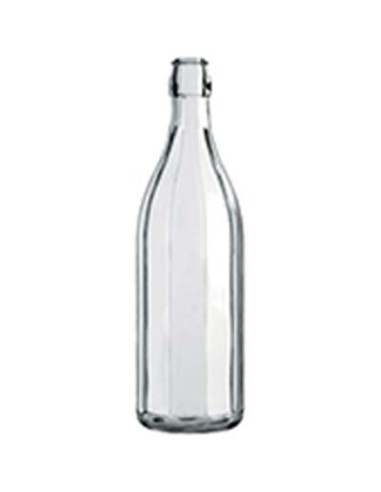 BOTTIGLIA COSTOLATA TM VETRO TRASP LT 1